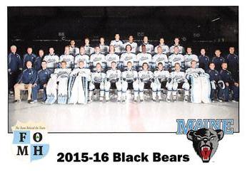 2015-16 Maine Black Bears #1 Maine Black Bears Front