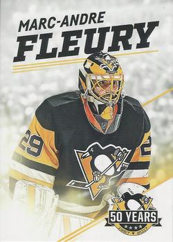 2016-17 Pittsburgh Penguins 50 Years #8 Marc-Andre Fleury Front