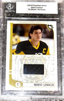 2004-05 In The Game Franchises Canadian - He Shoots He Scores #HSHS-28 Mario Lemieux Front
