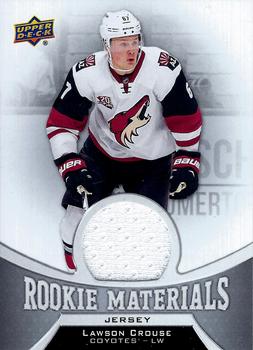 2016-17 Upper Deck - Rookie Materials #RM-LC Lawson Crouse Front
