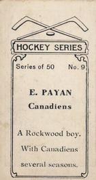 1912-13 Imperial Tobacco Hockey Series (C57) #9 Eugene Payan Back