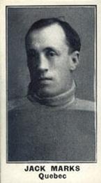 1912-13 Imperial Tobacco Hockey Series (C57) #38 Jack Marks Front