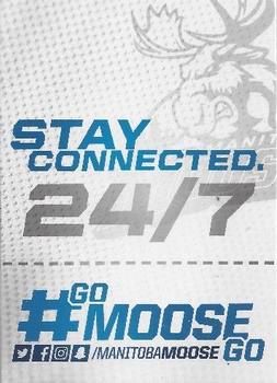2016-17 Upper Deck Manitoba Moose (AHL) SGA #NNO Cover Card Front