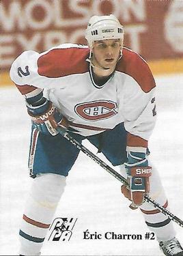 1992-93 Fredericton Canadiens (AHL) #NNO Eric Charron Front