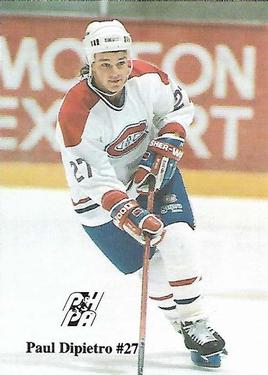 1992-93 Fredericton Canadiens (AHL) #NNO Paul DiPietro Front