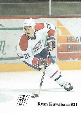 1992-93 Fredericton Canadiens (AHL) #NNO Ryan Kuwabara Front