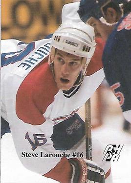 1992-93 Fredericton Canadiens (AHL) #NNO Steve Larouche Front