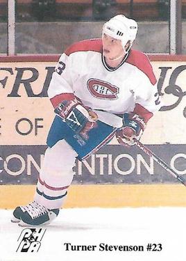 1992-93 Fredericton Canadiens (AHL) #NNO Turner Stevenson Front