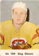 1965 Coralli Hockeystjarnor (Swedish) #189 Dag Olsson Front