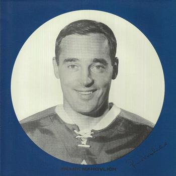 1966-67 Esso Maple Leafs Hockey Talks #4 Frank Mahovlich Back