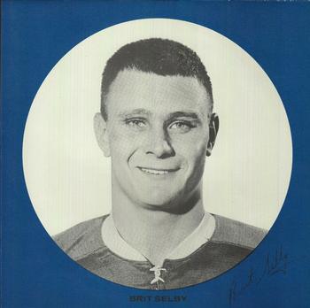 1966-67 Esso Maple Leafs Hockey Talks #7 Brit Selby Back