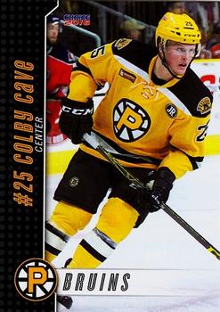 2015-16 Choice Providence Bruins (AHL) #8 Colby Cave Front