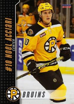 2015-16 Choice Providence Bruins (AHL) #11 Noel Acciari Front