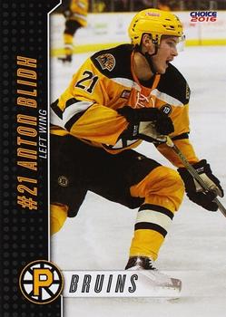2015-16 Choice Providence Bruins (AHL) #13 Anton Blidh Front