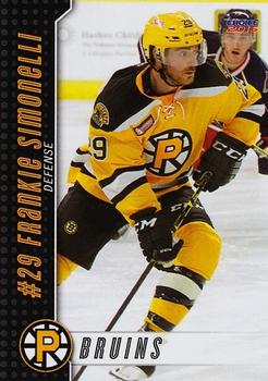 2015-16 Choice Providence Bruins (AHL) #21 Frankie Simonelli Front