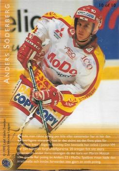 1995-96 Leaf Elit Set (Swedish) - Goldies #10 Anders Söderberg Back