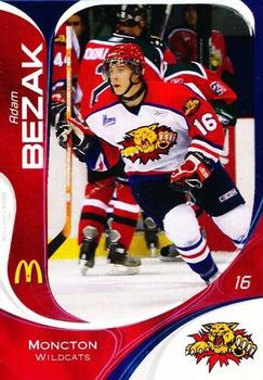 2007-08 Extreme Moncton Wildcats (QMJHL) #7 Adam Bezak Front