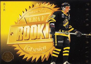 1995-96 Leaf Elit Set (Swedish) - Rookies #1 Peter Wallin Front