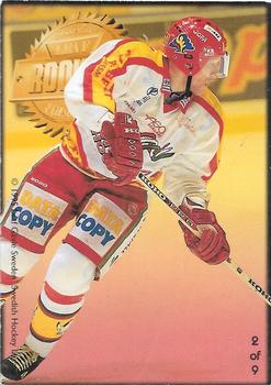 1995-96 Leaf Elit Set (Swedish) - Rookies #2 Jan-Axel Alavaara Back