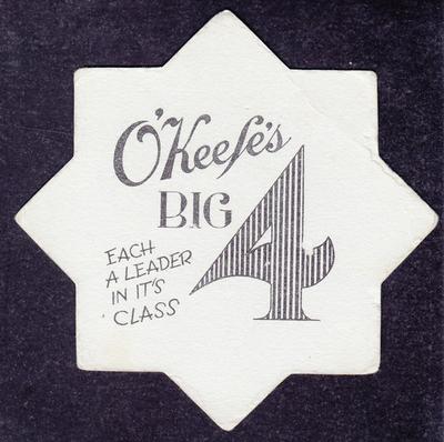 1932-33 Okeefe's Toronto Maple Leafs Coasters #17 Benny Grant Back