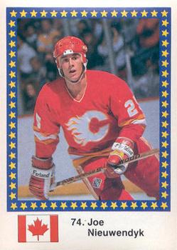 1989 Semic Hockey VM/Jaakiekon MM (Swedish/Finnish) Stickers #74 Joe Nieuwendyk Front
