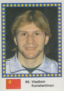 1989 Semic Hockey VM/Jaakiekon MM (Swedish/Finnish) Stickers #86 Vladimir Konstantinov Front
