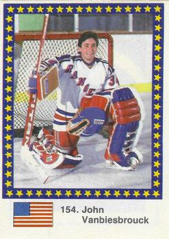 1989 Semic Hockey VM/Jaakiekon MM (Swedish/Finnish) Stickers #154 John Vanbiesbrouck Front