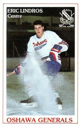 1989-90 Oshawa Generals (OHL) Police #31 Eric Lindros Front