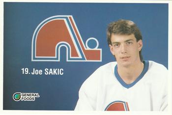 1989-90 General Foods Quebec Nordiques #NNO Joe Sakic Front