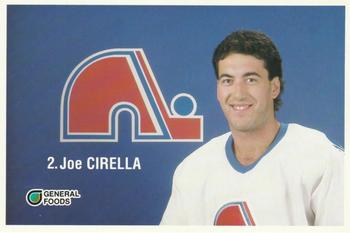 1989-90 General Foods Quebec Nordiques #NNO Joe Cirella Front