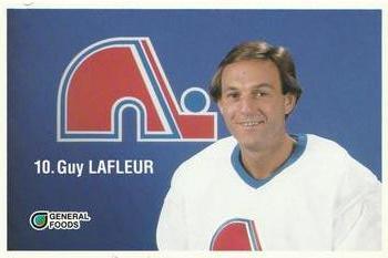 1989-90 General Foods Quebec Nordiques #NNO Guy Lafleur Front