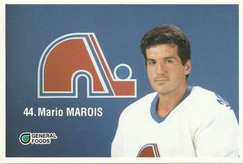 1989-90 General Foods Quebec Nordiques #NNO Mario Marois Front