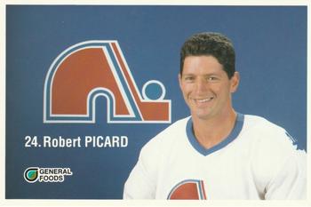 1989-90 General Foods Quebec Nordiques #NNO Robert Picard Front