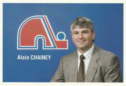 1989-90 Quebec Nordiques #NNO Alain Chainey Front
