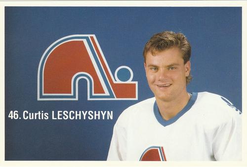 1989-90 Quebec Nordiques #NNO Curtis Leschyshyn Front
