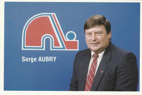 1989-90 Quebec Nordiques #NNO Serge Aubry Front