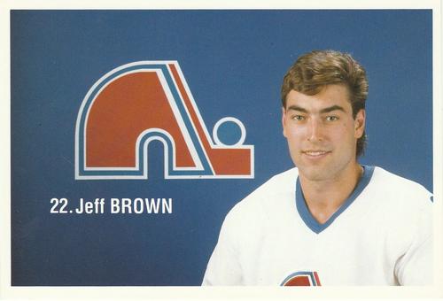 1989-90 Quebec Nordiques #NNO Jeff Brown Front