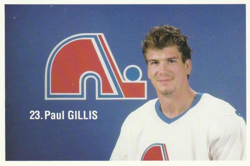 1989-90 Quebec Nordiques #NNO Paul Gillis Front