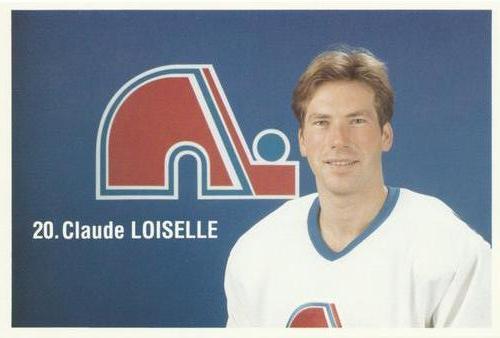 1989-90 Quebec Nordiques #NNO Claude Loiselle Front