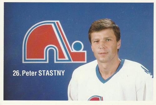 1989-90 Quebec Nordiques #NNO Peter Stastny Front