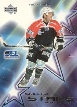 2001-02 Upper Deck DEL (German) - Skilled Stars #SS4 Todd Simon Front