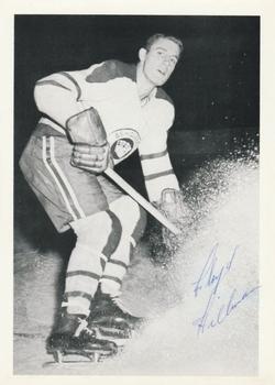 1956-57 Quebec Aces (QHL) #NNO Floyd Hillman Front