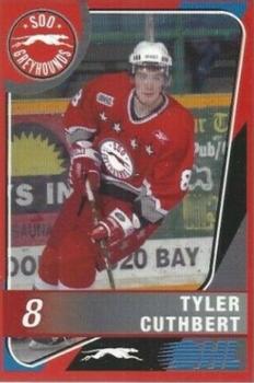 2004-05 Sault Ste. Marie Greyhounds (OHL) #NNO Tyler Cuthbert Front