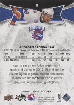 2016-17 Upper Deck AHL - Red #8 Bracken Kearns Back