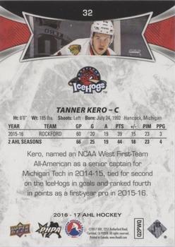 2016-17 Upper Deck AHL - Red #32 Tanner Kero Back