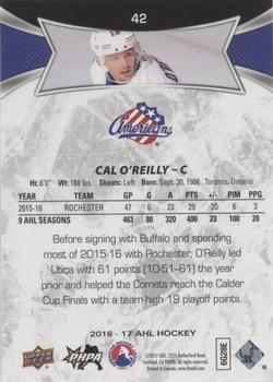 2016-17 Upper Deck AHL - Red #42 Cal O'Reilly Back