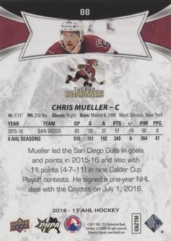 2016-17 Upper Deck AHL - Red #88 Chris Mueller Back