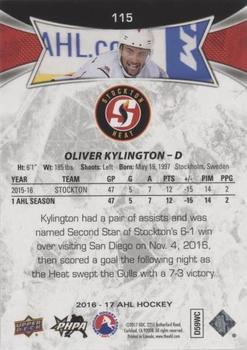 2016-17 Upper Deck AHL - Red #115 Oliver Kylington Back