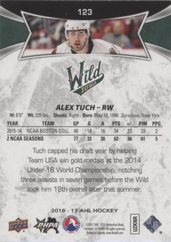 2016-17 Upper Deck AHL - Red #123 Alex Tuch Back