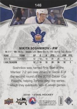 2016-17 Upper Deck AHL - Red #146 Nikita Soshnikov Back